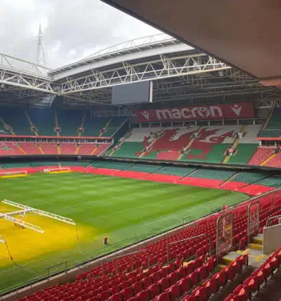 Millennium Stadium (ou Principality Stadium) à Cardiff au Pays de Galles