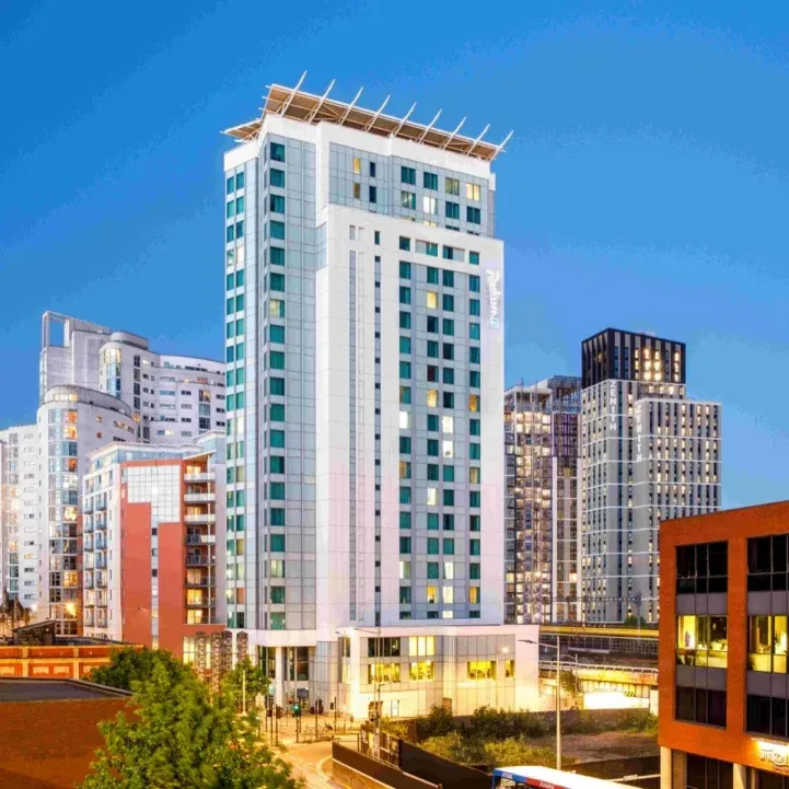 cardiff 2026 radisson blu exterior night